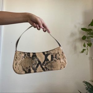 Snake Print Mini Purse